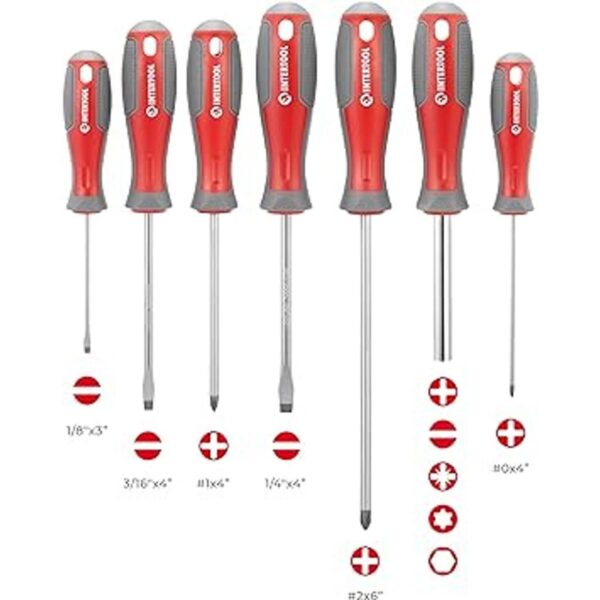 INTERTOOL Juego de destornilladores magnéticos de 27