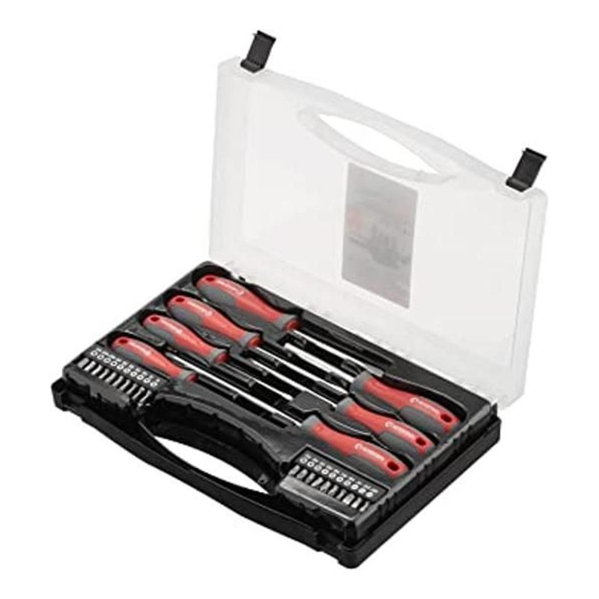 INTERTOOL Juego de destornilladores magnéticos de 27