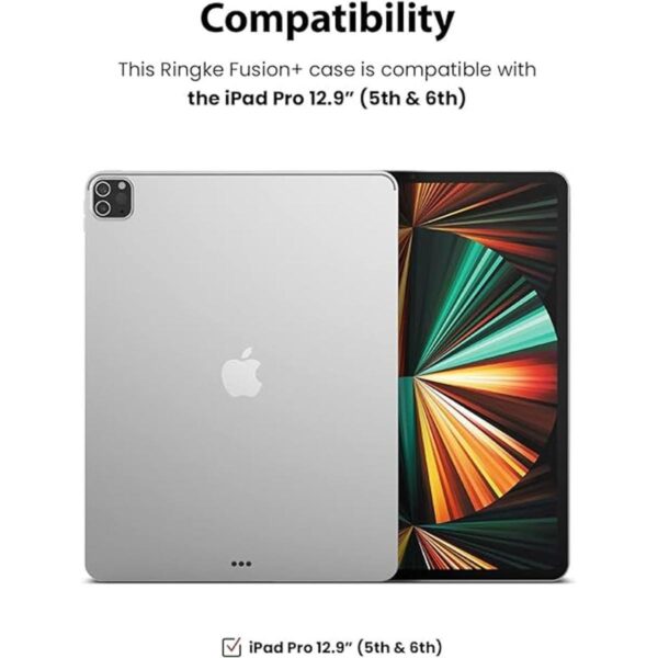 Ringke Fusion Plus Funda compatible con iPad Pro de 12.9_2