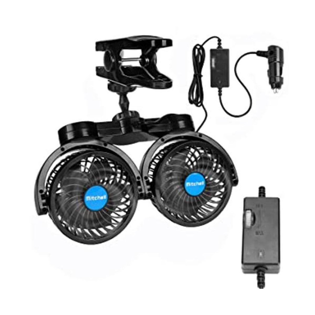 Hynoo Ventiladores de clip de automóvil de 12 V