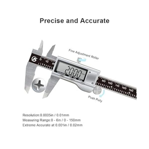 KETOTEK Calibrador digital de 6 pulgadas calibradores_2