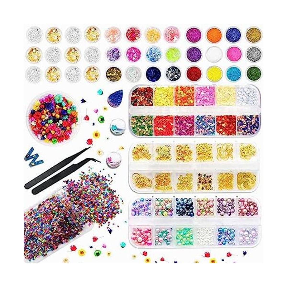 CellLuck Kit de accesorios de decoración de resina para