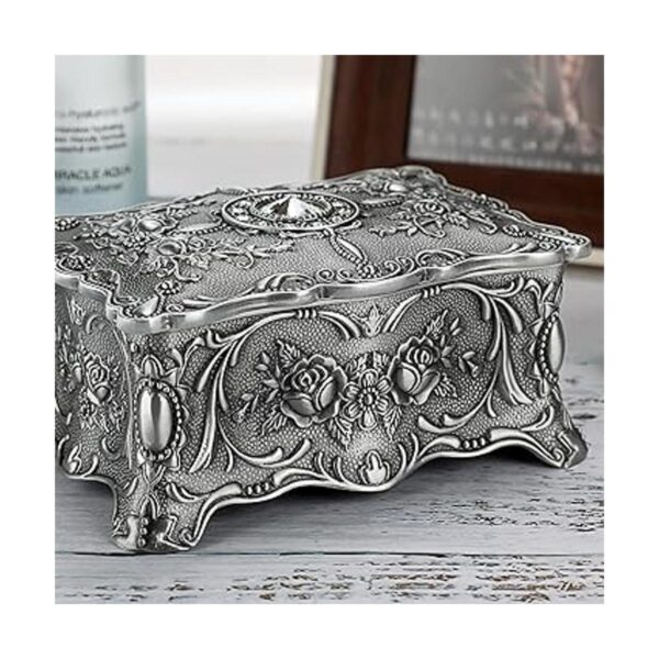 Hipiw Caja organizadora de joyas vintage Caja de