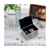 Hipiw Caja organizadora de joyas vintage Caja de