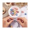 Beadthoven 100 cuentas europeas de resina de porcelana_3