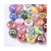 Beadthoven 100 cuentas europeas de resina de porcelana_1