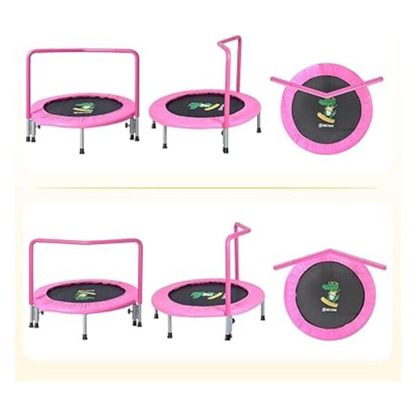 BCAN 36 Mini Folding Ages 2 to 5 Toddler Trampoline with_2