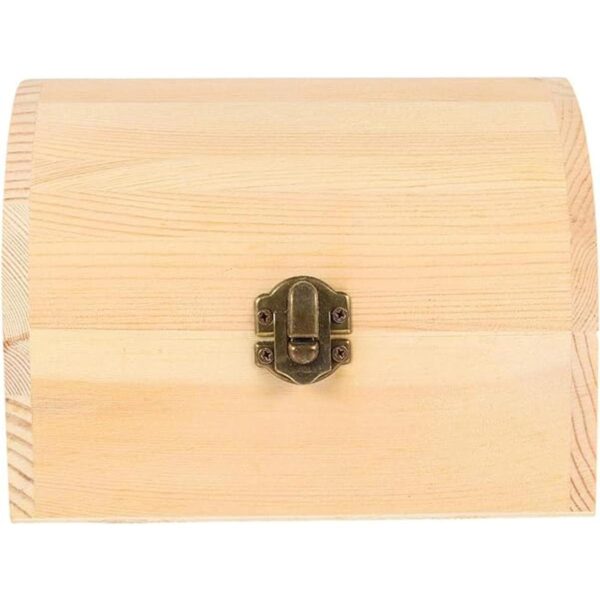 Hemoton Caja de madera para manualidades de madera sin_2