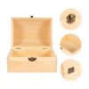 Hemoton Caja de madera para manualidades de madera sin_6