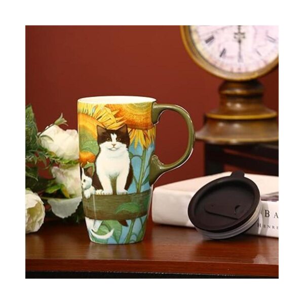Taza de cerámica de café con leche taza de té de