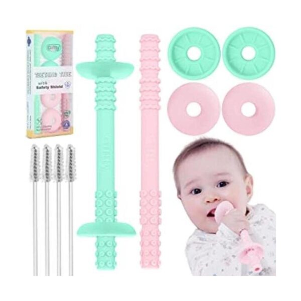 Tubo de dentición con escudo de seguridad Baby Hollow_1