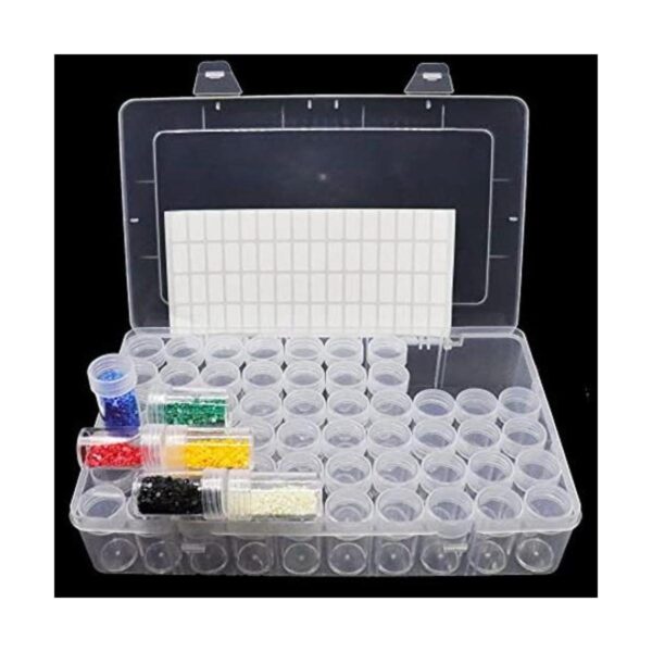 IZEYNO Caja de pintura de diamante 5D de 60 rejillas_1