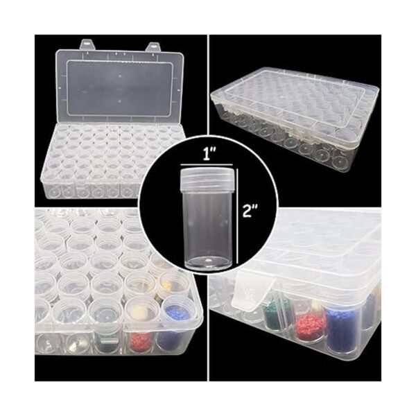 IZEYNO Caja de pintura de diamante 5D de 60 rejillas_3