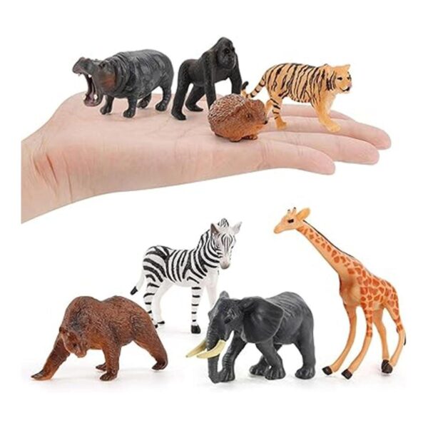 Juego de 12 piezas de animales de vida silvestre figura_5