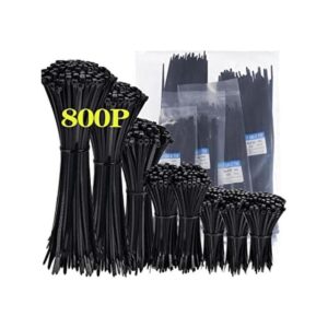 Paquete de 800 bridas de cremallera de varios tamaños_1
