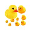 Umbresen 9 piezas de juguete de pato de goma amarilla para_1