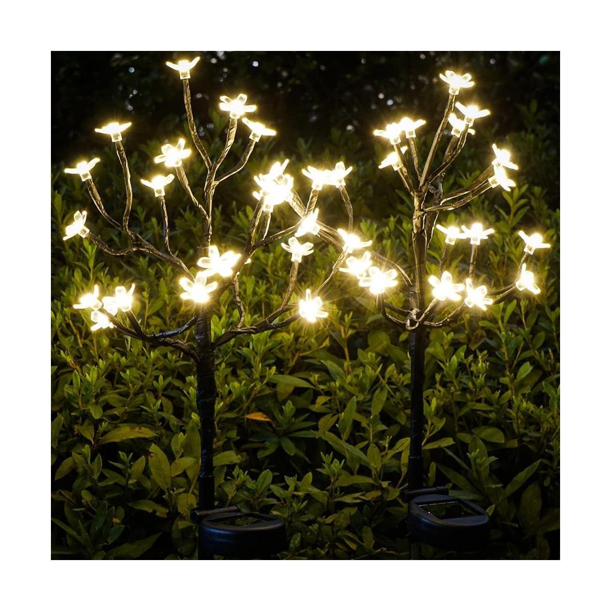 IUEECEN Luces solares para jardín y exteriores paquete
