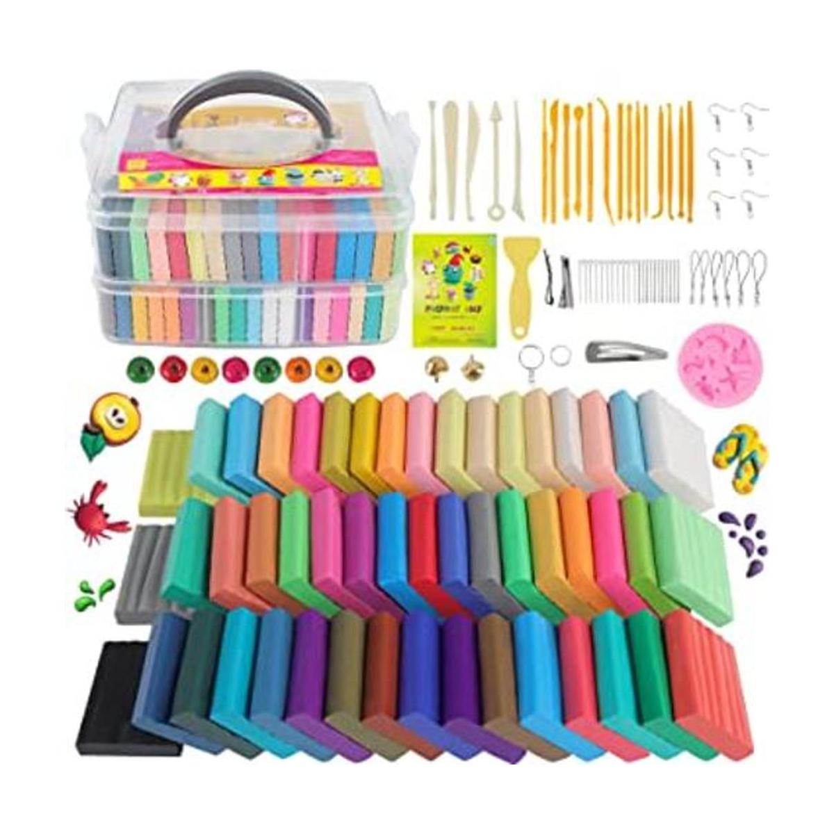 Kits de arcilla polimérica de 50 colores arcilla