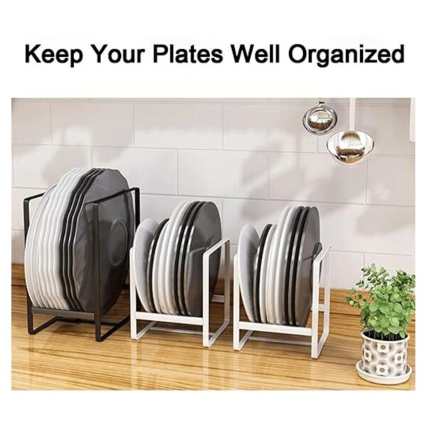 Hikinlichi Paquete de 2 soportes grandes para platos