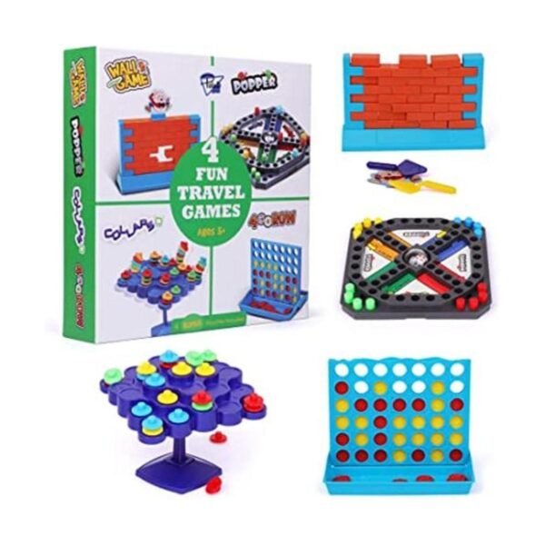 Juegos de viaje 4 en 1 artículos esenciales para viajes_1
