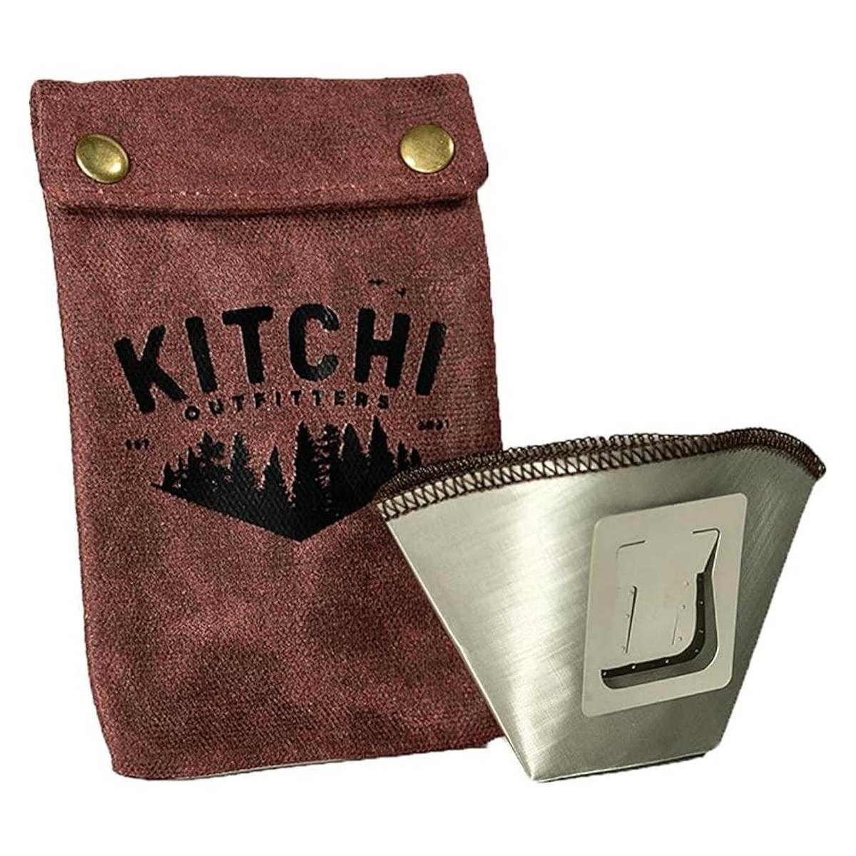 Kitchi Outfitters Mochila de camping y senderismo de acero