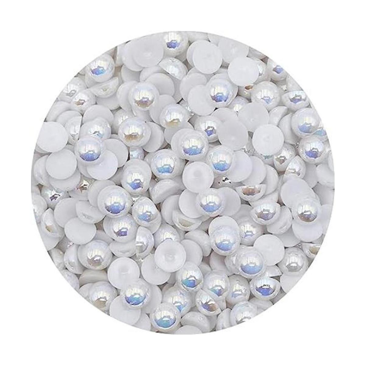 INSPIRELLE 350 piezas de 0.472 in AB blanco parte trasera