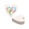 GORGECRAFT 10 piezas de recortes de corazón de madera de