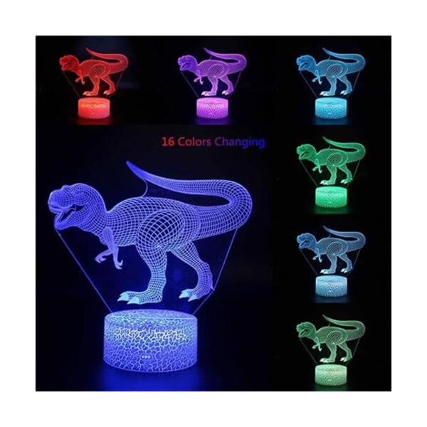 Kenmaca Dinosaur Night Light para niños lámpara de_3