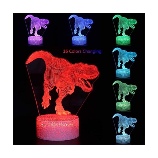 Kenmaca Dinosaur Night Light para niños lámpara de_4