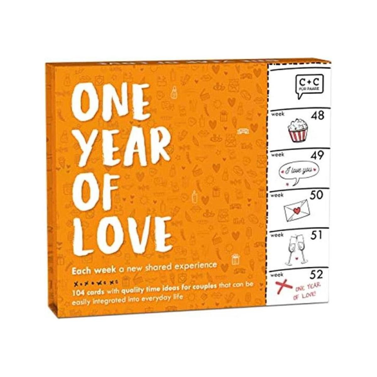 Juego de pareja para tiempo de calidad semanal regalo