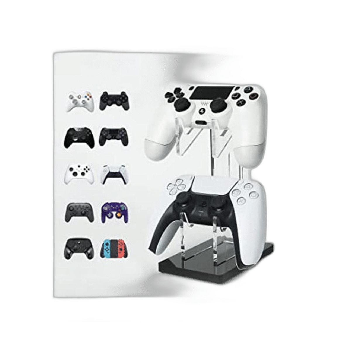 OAPRIRE Soporte universal de doble control para PS4 PS5