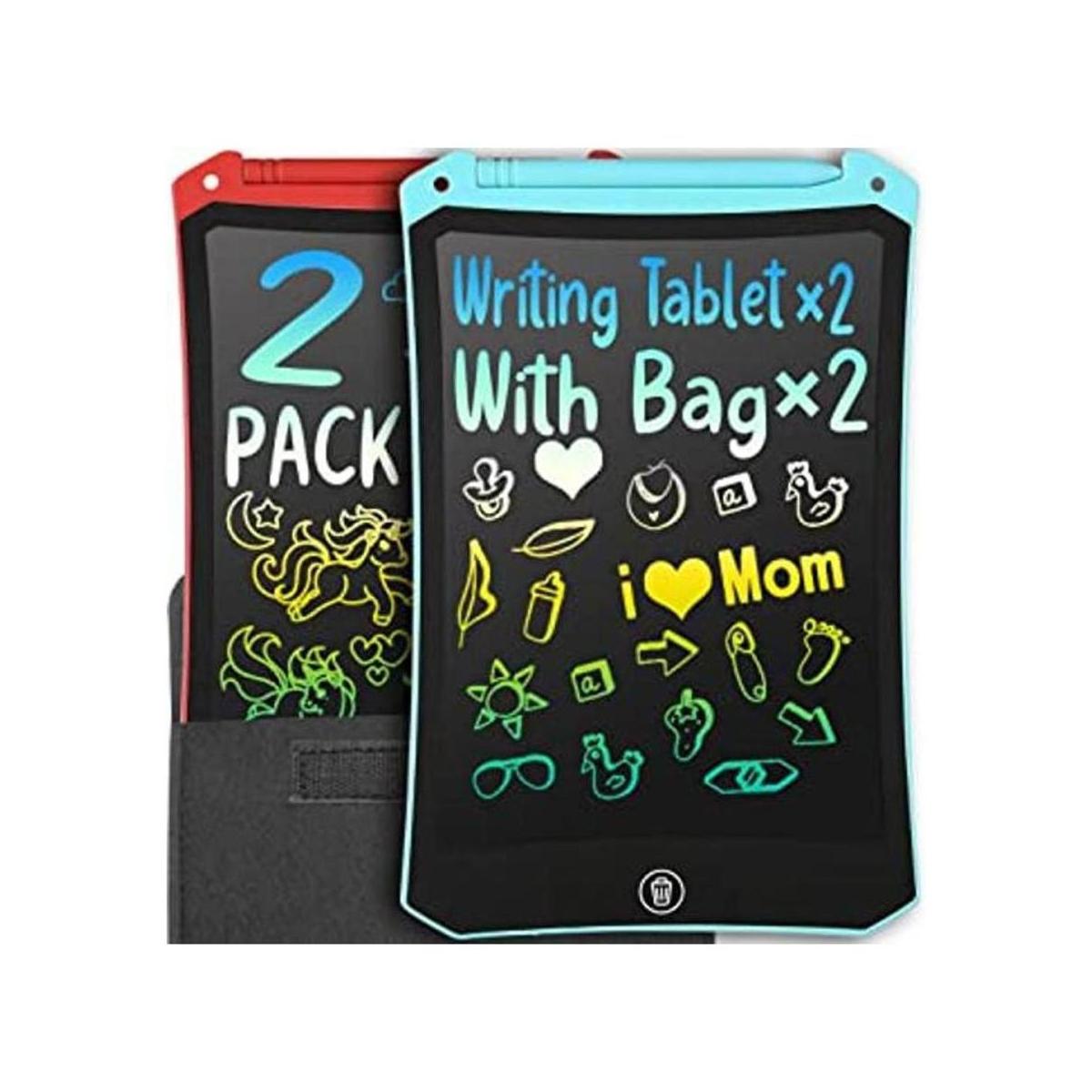 Pack de 2 tabletas de dibujo LCD para niños con pantalla
