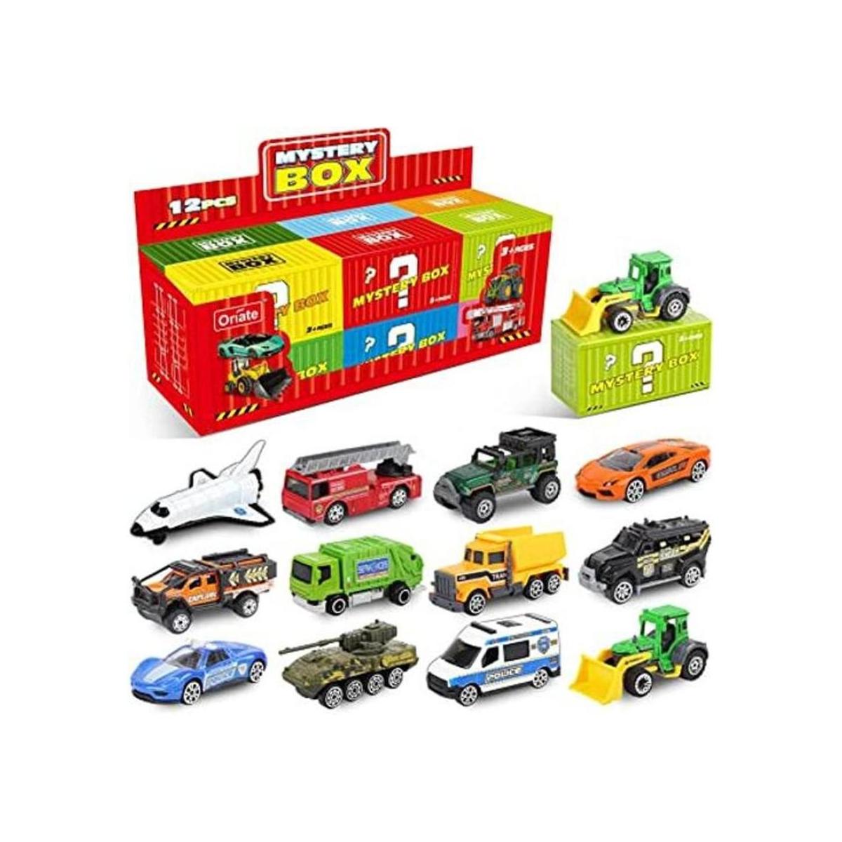 Juego de autos de juguete troquelados para niños de 3 4