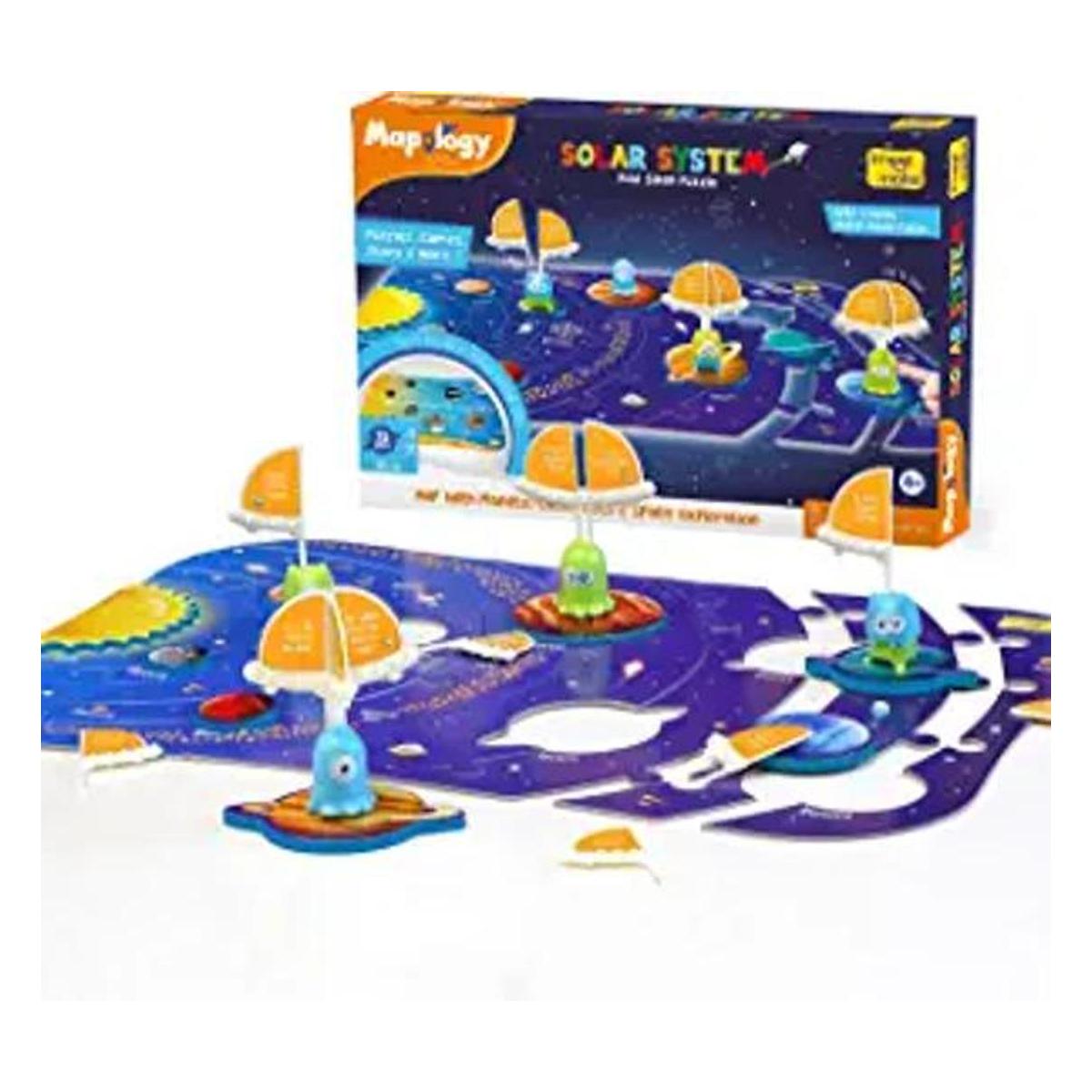 Mapology Solar System Puzzle Ayuda para aprender y