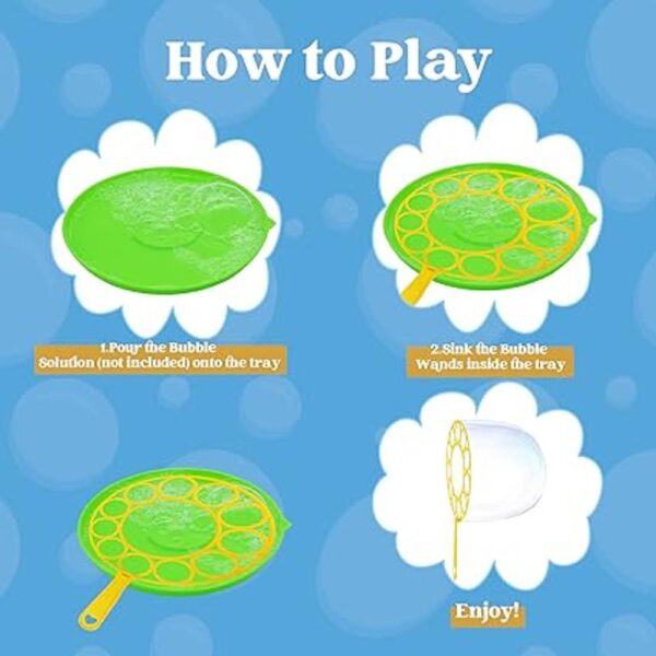 JOYIN Juego de varitas de burbujas 8 varitas de burbujas_4