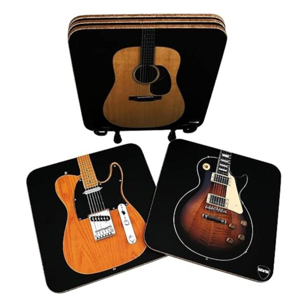 Juego de posavasos para guitarra 5 bonitos posavasos_2
