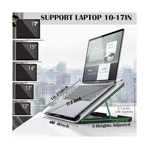 KEROLFFU Enfriador de panel de aluminio para computadora