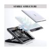 KEROLFFU Enfriador de panel de aluminio para computadora