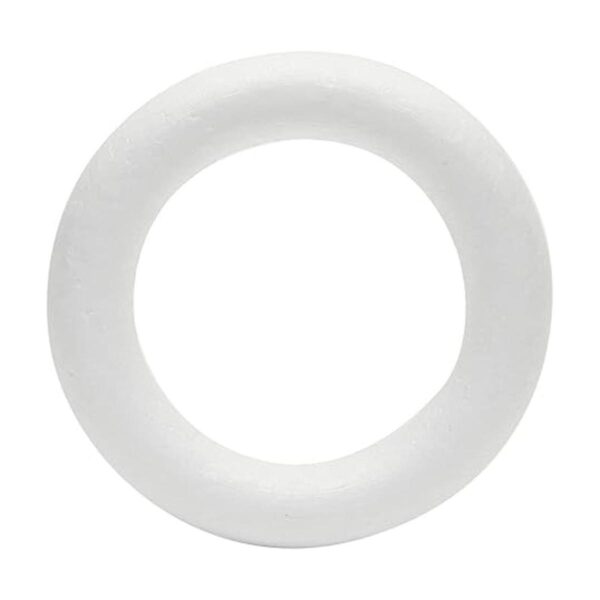 Anillos de espuma blanca para manualidades formas de