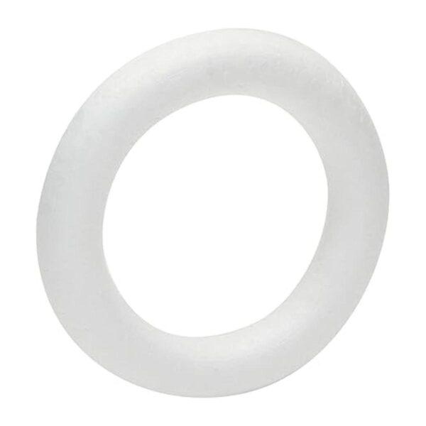 Anillos de espuma blanca para manualidades formas de