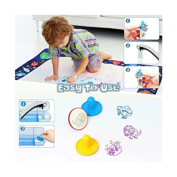 Jasonwell Tapete mágico para pintar al agua tapete de