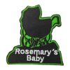 Rosemarys Baby Parche para plancha con texto en inglés_1