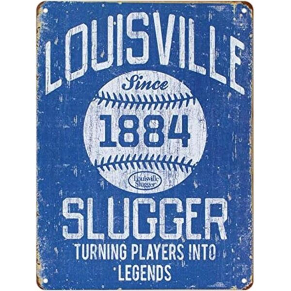 KENSILO Louisville Slugger Cartel de metal 16.0 x 12.0_1