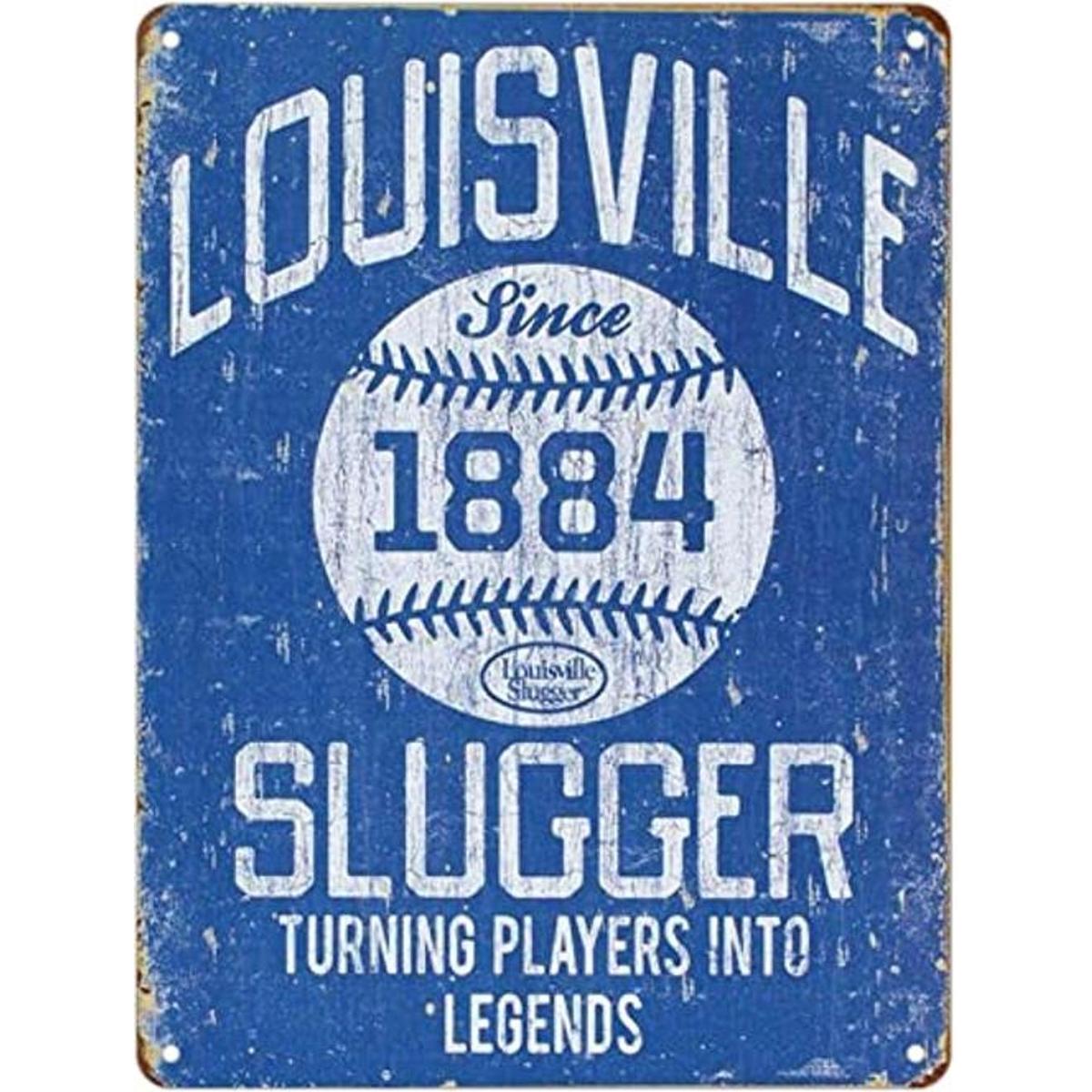 KENSILO Louisville Slugger Cartel de metal 16.0 x 12.0