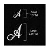 Kit de 26 piezas de parche de letras con monograma_3