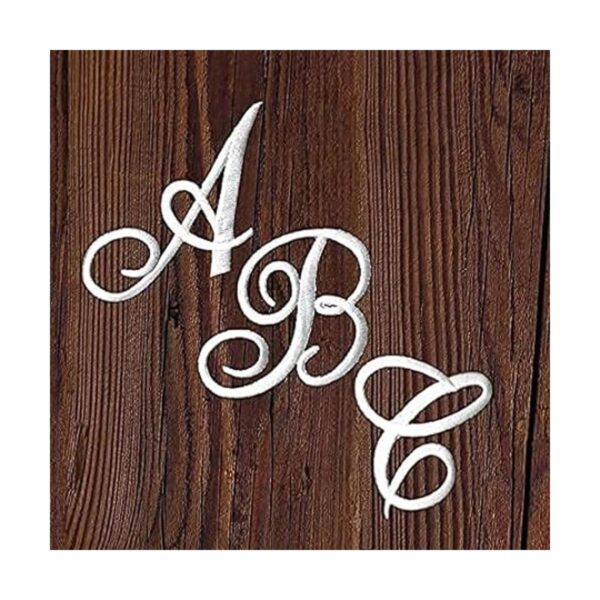 Kit de 26 piezas de parche de letras con monograma_2