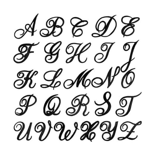 Kit de 26 piezas de parche de letras con monograma_4