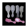 Honbay 4 piezas de silicona espejo peine de pelo hacer_3