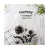 Honbay 4 piezas de silicona espejo peine de pelo hacer_6