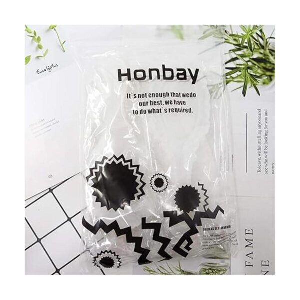 Honbay 4 piezas de silicona espejo peine de pelo hacer_6